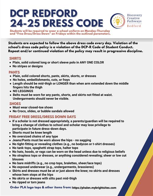 Dress code policy